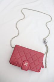 Chanel vintage wallet in pink